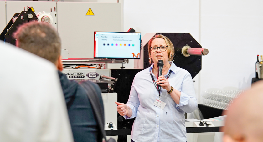 Anke Frieser Tausch from DFTA presented the future of packaging printing.
